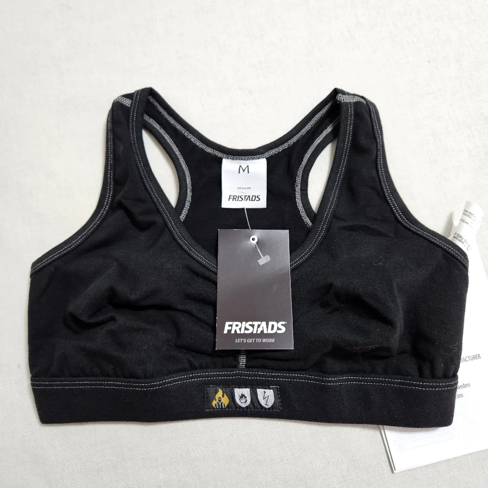 Fristads NWT Womens Flamestat Arc & Flame Retardant Bra 7036 MOF Sweden Black M